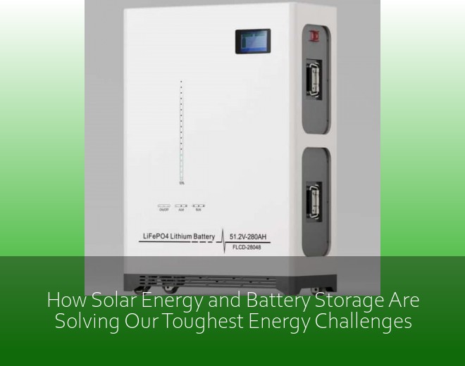How Solar Energy and Battery Storage Are Solving Our Toughest Energy Challenges